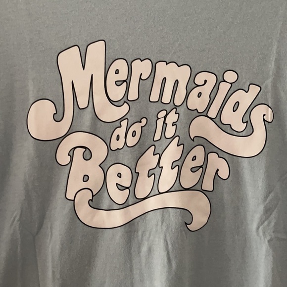 Forever 21 “Mermaids Do It Better” graphic tee - L - Picture 3 of 7